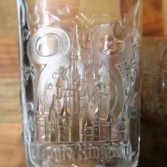 McDonalds Disney Micky Mouse Glass Cup Set of 2 Year 2000 - Picture 10 of 11